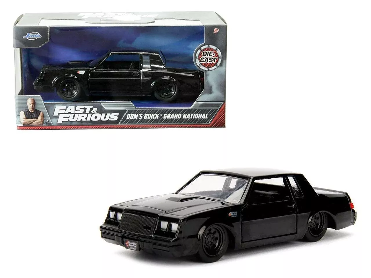 1/32 Scale Diecast Model of Dom's Black Buick Grand National from Fast & Furious Movie