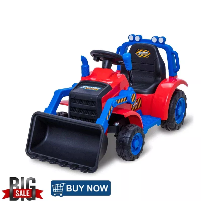 6V Electric Front Loader Ride-On Truck for Toddlers Indoor and Outdoor Play