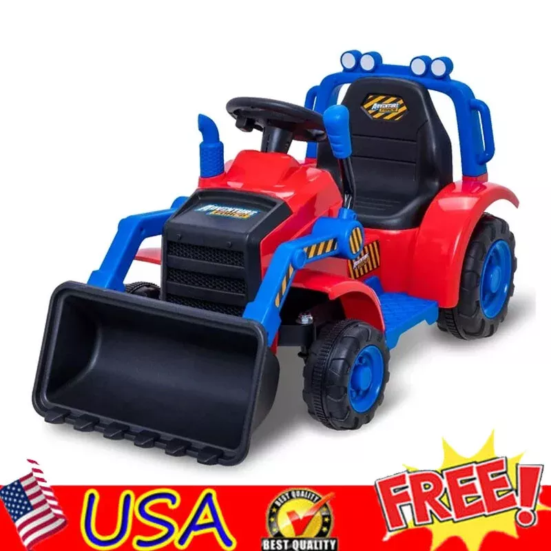 6V Front Loader Ride-On Truck for Toddlers Boys and Girls Indoor and Outdoor Use