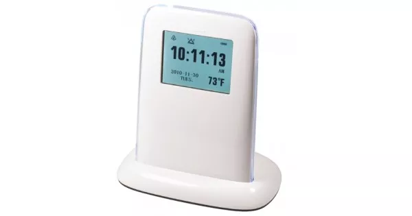 Logo Branded Digital Photo Frame w/ Clock - BRAVA Item: NTGBC-HMPBL
