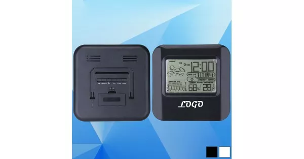 Weather Forecast Digital Clock Branded - BRAVA Item: BXGVF-NQGAY