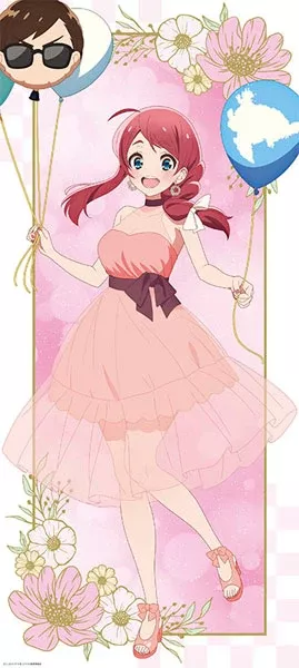 Zombie Land Saga Revenge New Illustration Life-size Wall Scroll Dress ver. (1) Sakura Minamoto