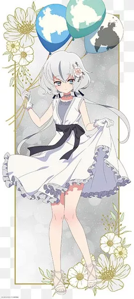 Zombie Land Saga Revenge New Illustration Life-size Wall Scroll Dress ver. (4) Junko Konno